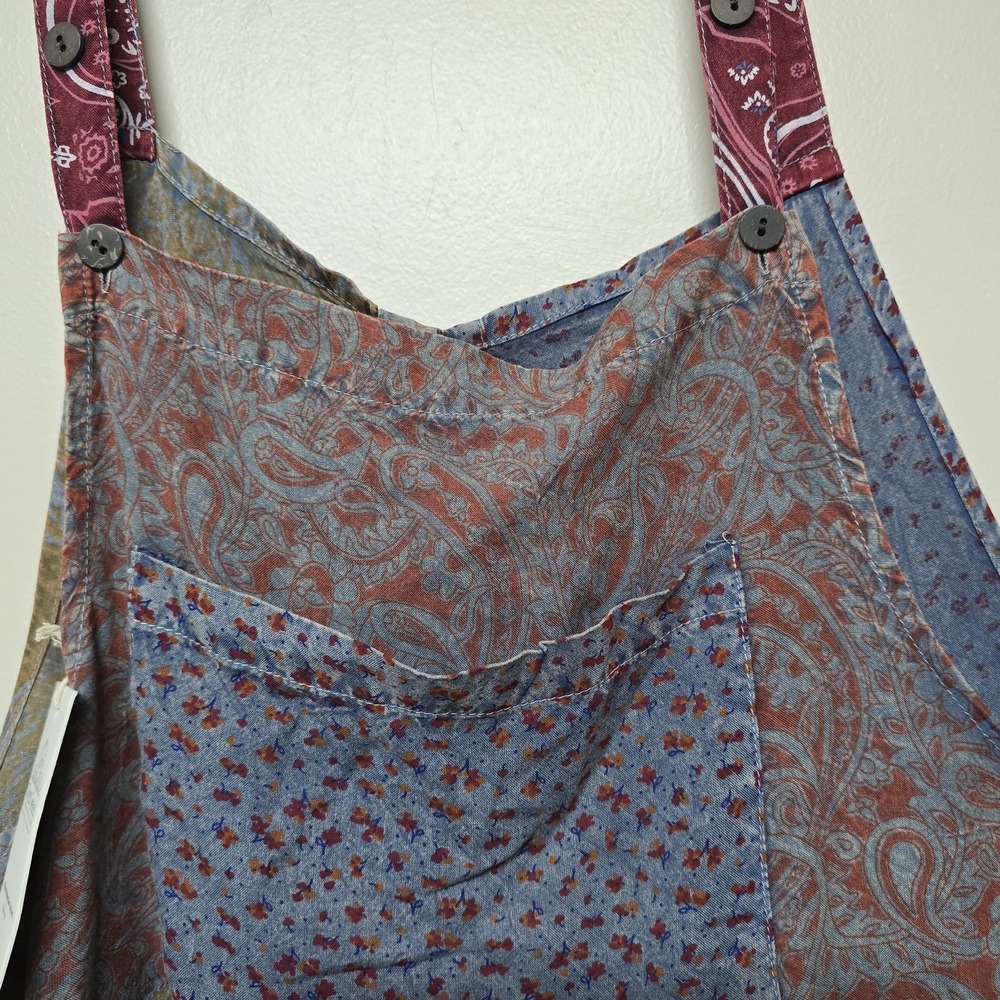 Sacred Threads Multicolor Patchwork Jumpsuit Over… - image 3